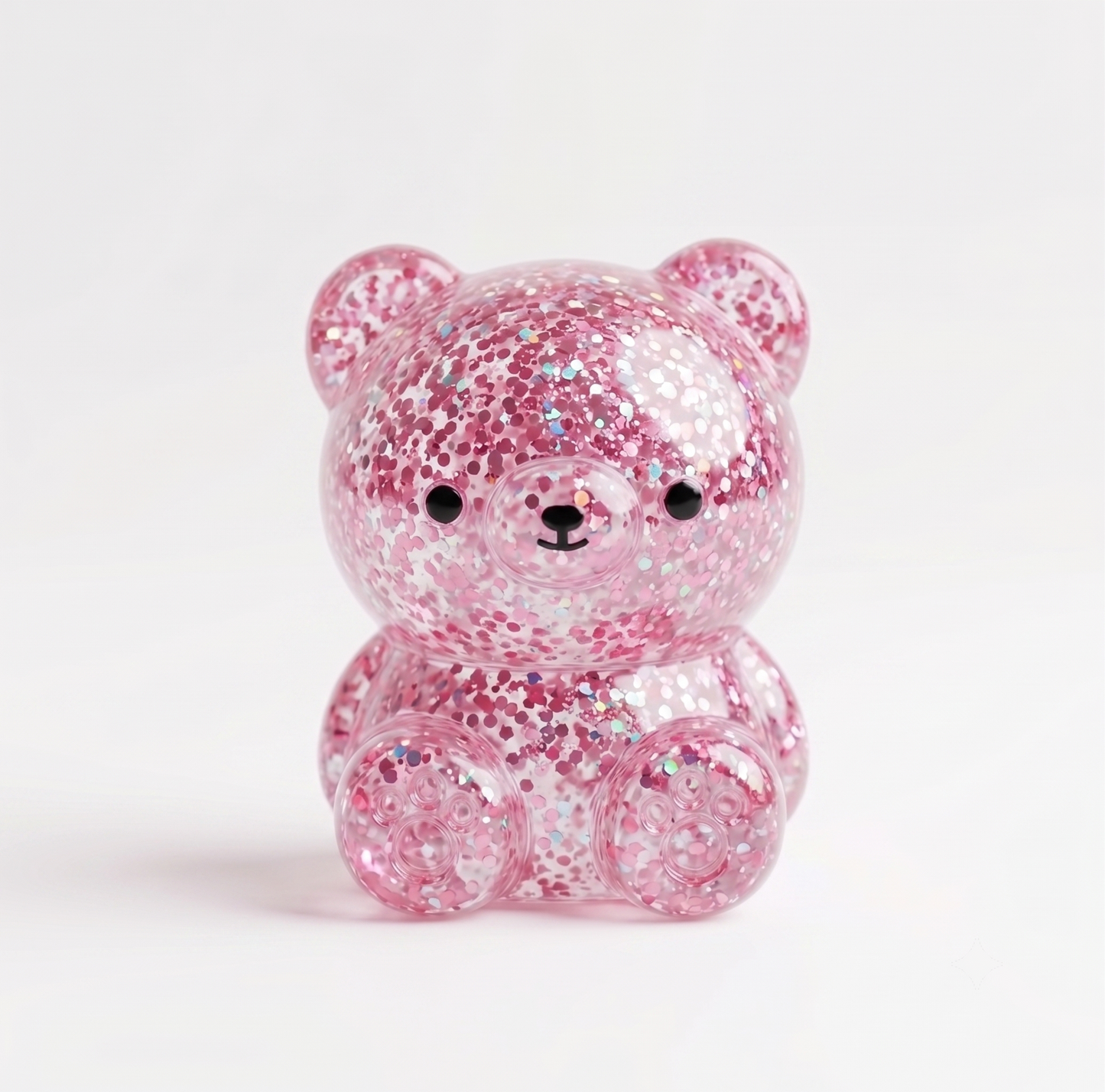 Glitter Gummy Bear Squishy