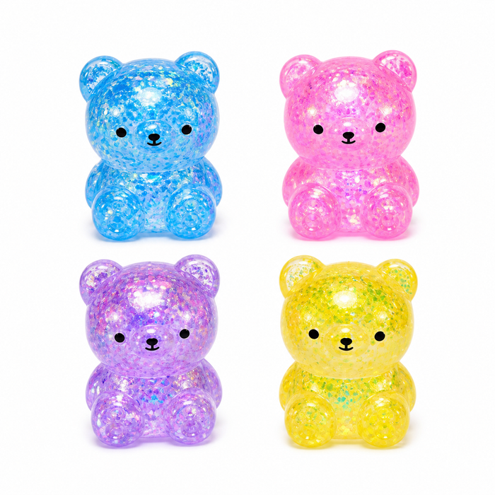 Glitter Gummy Bear Squishy