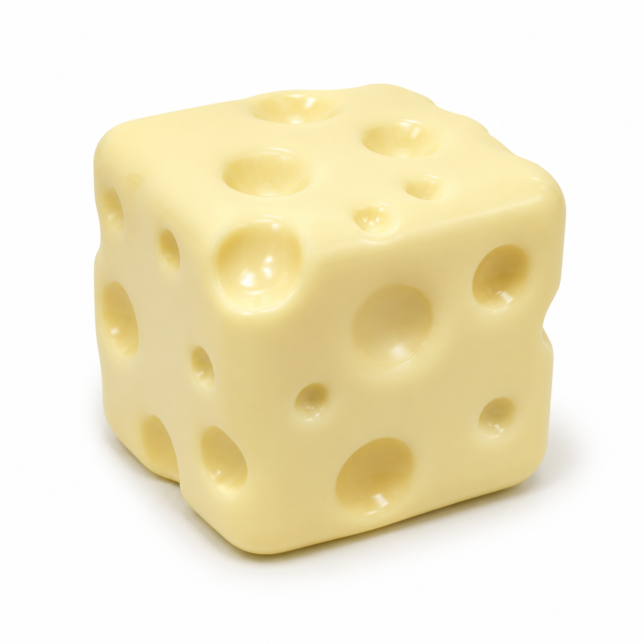 Jumbo Cheese Cube Squishy