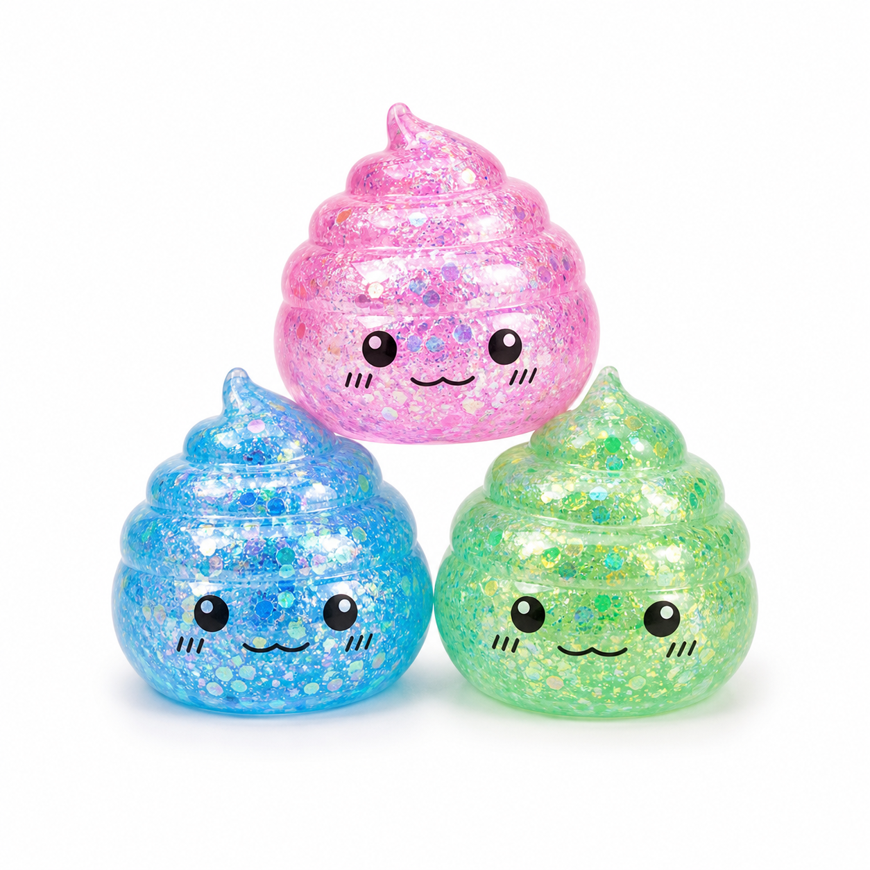 Sparkle Swirl Squishy Stress Toy