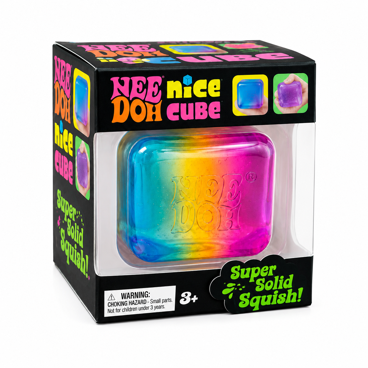 Nee Doh Rainbow Cube Squishy