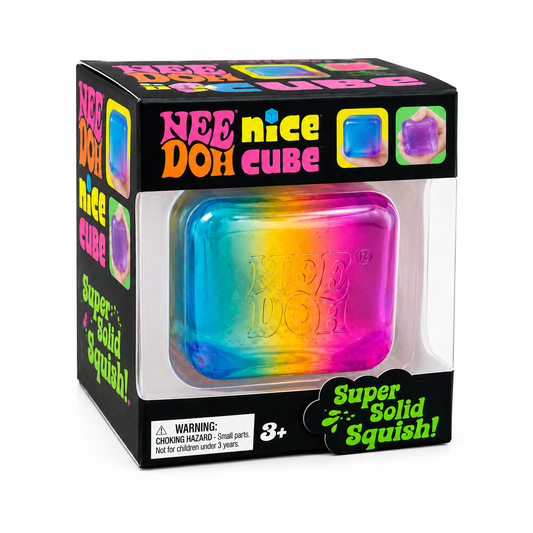 Nee Doh Rainbow Cube Squishy