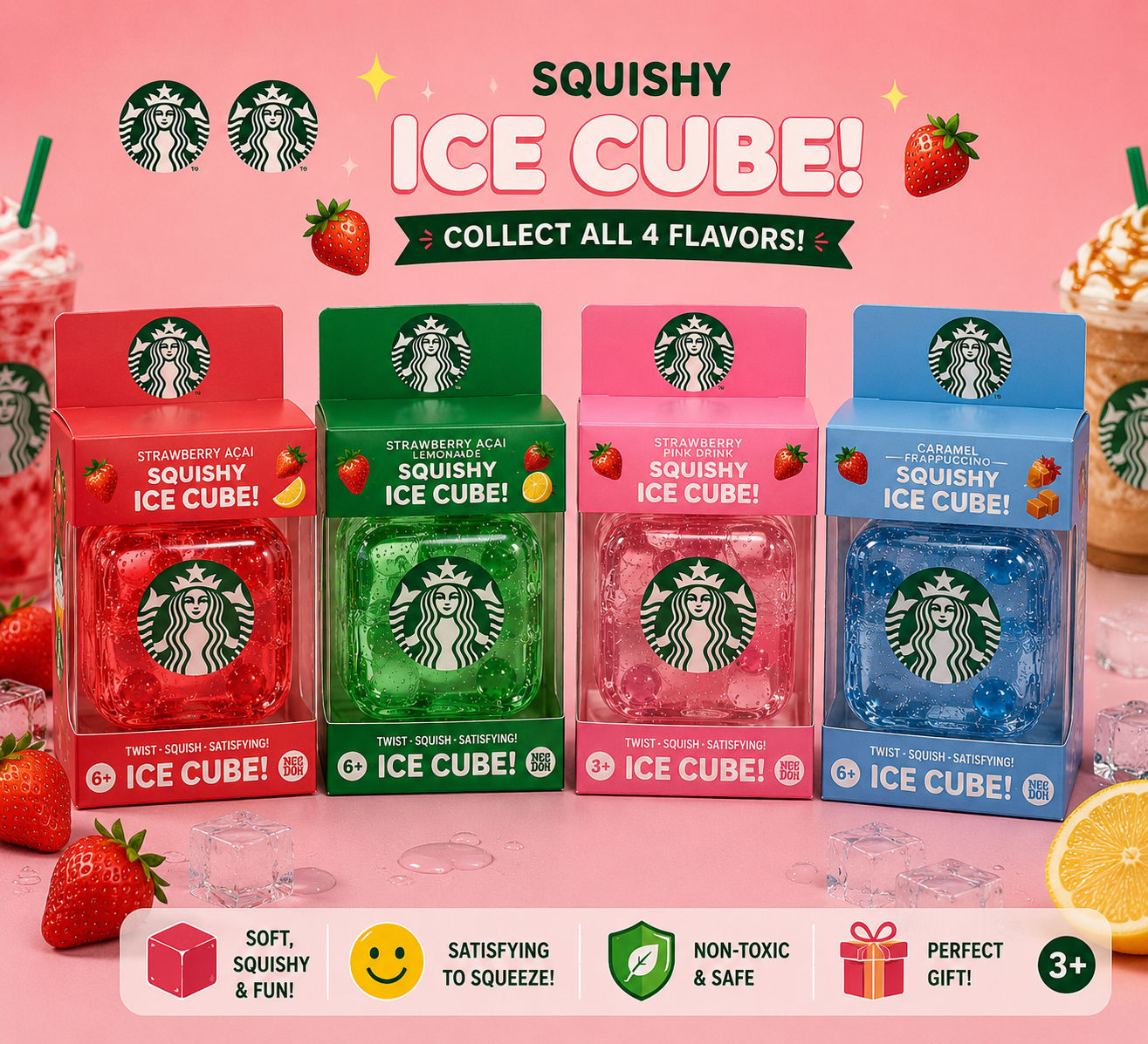 Starbucks Nee Doh Squishy