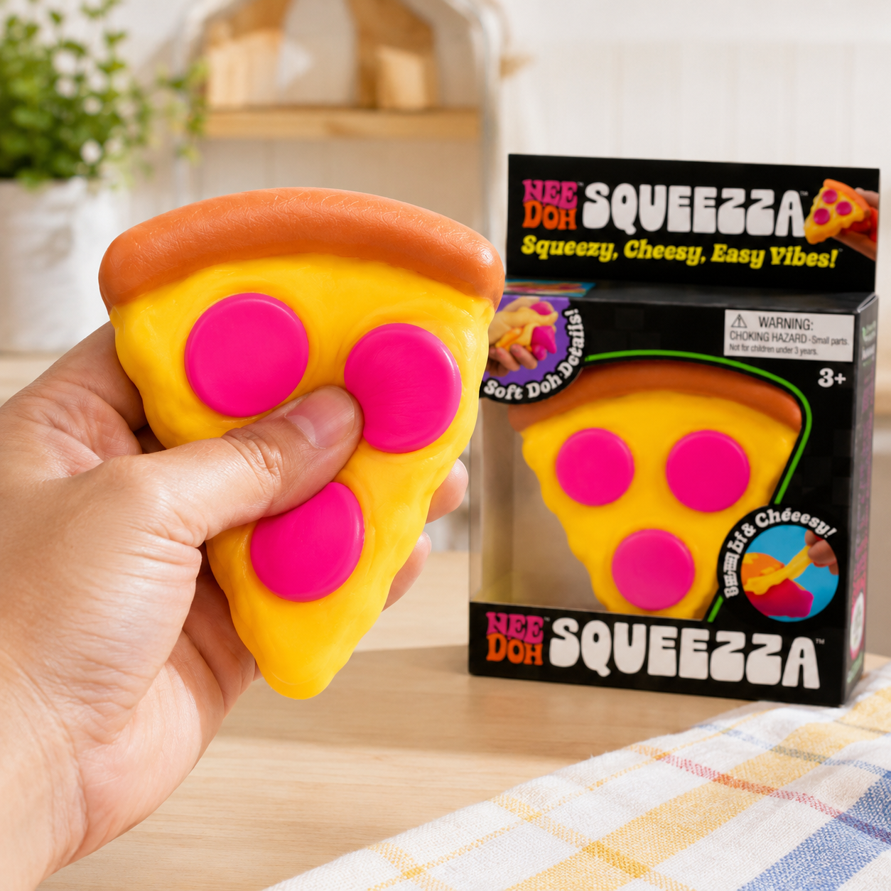 Jumbo Pizza Slice Squishy Toy